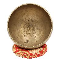[old], Buddhist [real Antique] Hand Beaten [stand Naga] Singing Bowl