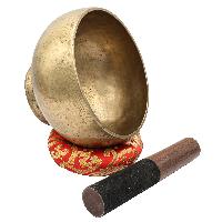 [old], Buddhist [real Antique] Hand Beaten [stand Naga] Singing Bowl