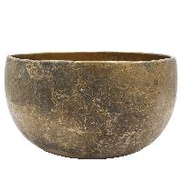 [old], Buddhist [real Antique] Hand Beaten [kopre] Singing Bowl, [select Accessories]