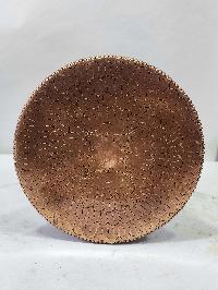 Tibetan Offering Vessel -hlyosar Stupa Box
, With Stone Setting, Imitation Amber