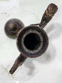 Tibetan Bhumpa- Bhumba Tea Pot, With Stone Setting
