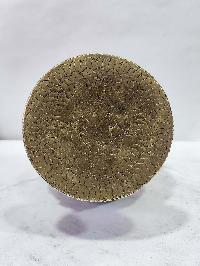 Tibetan Offering Vessel -hlyosar Stupa Box
, With Stone Setting, Imitation Amber