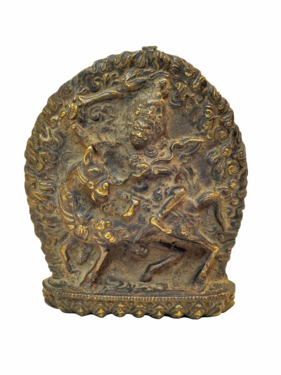 [old], Buddhist Handmade Statue Of Palden Lahmo, [antique], Old Stock