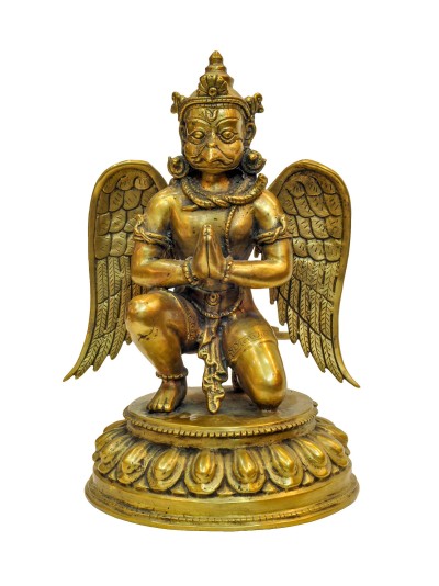 [master Quality] Buddhist Handmade Statue Of Garuda, [rare Find]