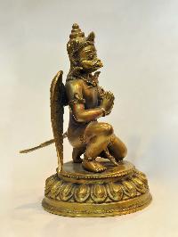 [master Quality] Buddhist Handmade Statue Of Garuda, [rare Find]