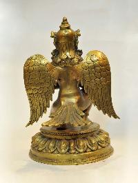 [master Quality] Buddhist Handmade Statue Of Garuda, [rare Find]