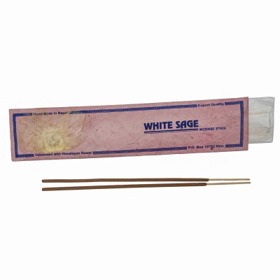 [hq], White Sage Flora Incense Stick, [10 Stick]