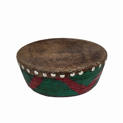 Nepali Folk Musical Instrument [khainjadi/khañjari], [animal Skin], [professional]