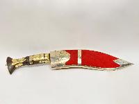 [khukuri], Gurkha Knife - [sirupate], [white Metal], Nepali Machete