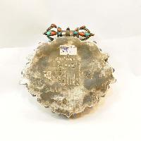 Buddhist Handmade Statue Of Ghau, [mahakala], [stone Setting]