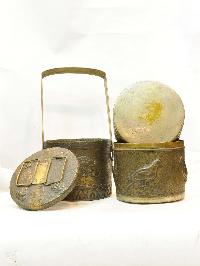 Handmade Lunch Box, With [cheppu] Design, [antique]