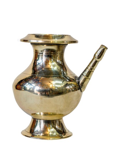 Handmade Traditional [nepali] Karuwa, Water Pot With Plain Design