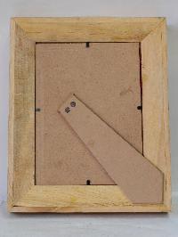 Traditional Handmade Nepali Gift Item Of [taal Barahi] Temple At Pokhara, Frame Design, Painted