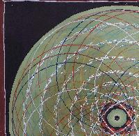 [art From Bhaktapur], Buddhist Handmade Thangka Of Cosmic Mandala, [hand Painted]