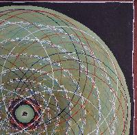 [art From Bhaktapur], Buddhist Handmade Thangka Of Cosmic Mandala, [hand Painted]