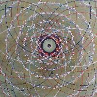 [art From Bhaktapur], Buddhist Handmade Thangka Of Cosmic Mandala, [hand Painted]