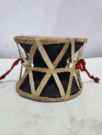High Quality Nepali Folk Musical Instrument [damaru], Musical Instrument To Many Religious Practice, Made On Copper Base