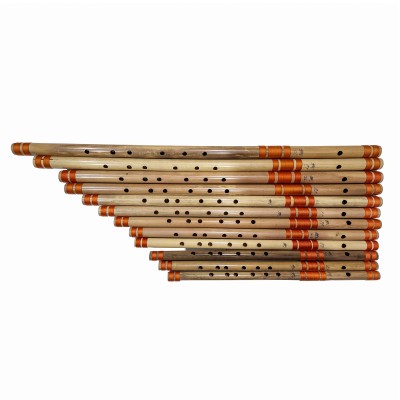 High Quality Nepali Folk Musical Instrument [bansuri], [12 Pieces Set] With Arranged Music Tone, [professional]