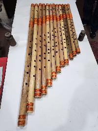 High Quality Nepali Folk Musical Instrument [bansuri], [12 Pieces Set] With Arranged Music Tone, [professional]