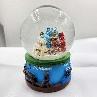 Water Globe Of [pokhara] With Made From Fiber, Replica Of The Beautiful City Of Nepal