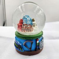 Water Globe Of [pokhara] With Made From Fiber, Replica Of The Beautiful City Of Nepal