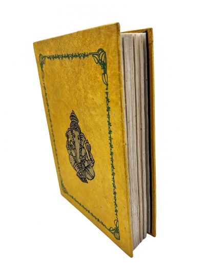 Nepali Lokta Paper Notebook Of 45 Pages, [with Ganesh] At Front, [nepali Kagaj]