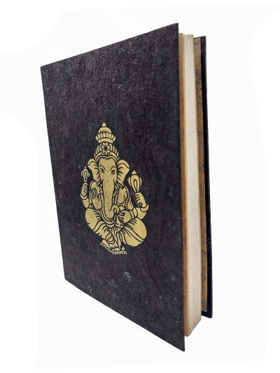 Nepali Lokta Paper Notebook Of 45 Pages, [with Ganesh] At Front, [nepali Kagaj]