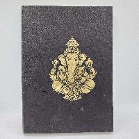 Nepali Lokta Paper Notebook Of 45 Pages, [with Ganesh] At Front, [nepali Kagaj]