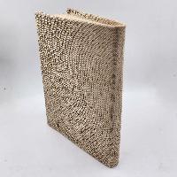 Nepali Lokta Paper Notebook Of 45 Pages, [with Mt. Annapurna And Hemp Cloth Covering], [nepali Kagaj]