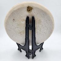 [3d] Fiber Art Of Mt. Everest Of Nepal With Stand And Wall Hanger, Ceramic Plate, Souvenir