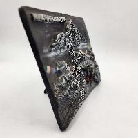 3d Fiber Art Of Machhapuchhre Himal And Village Of Nepal With Stand And Wall Hanger