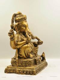 Buddhist Statue Of Ganesh, [sand Casting]
