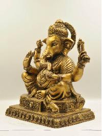 Buddhist Statue Of Ganesh, [sand Casting]