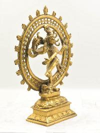 Buddhist Statue Of Nataraj, [sand Casting], Glossy