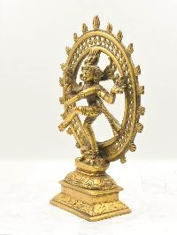 Buddhist Statue Of Nataraj, [sand Casting], Glossy