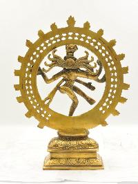 Buddhist Statue Of Nataraj, [sand Casting], Glossy