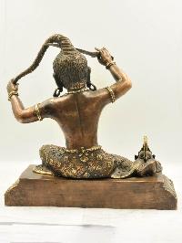 Buddhist Handmade Statue Of Siddhartha Gautam Buddha, [chocolate Oxidized]