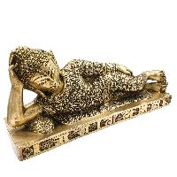 Buddhist Statue Of Buddha Nirvana Or [sleeping Buddha], [sand Casting], Glossy Finishing