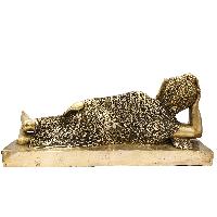 Buddhist Statue Of Buddha Nirvana Or [sleeping Buddha], [sand Casting], Glossy Finishing