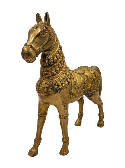 Statue Of Horse, Sand Casting, Glossy Finishing