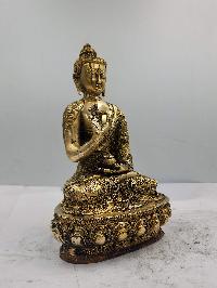 Buddhist Statue Of Amoghasiddhi Buddha, Sand Casting, Glossy Finishing
