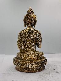 Buddhist Statue Of Amoghasiddhi Buddha, Sand Casting, Glossy Finishing