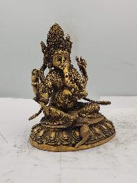 Buddhist Statue Of Ganesh, [sand Casting], Glossy Finishing