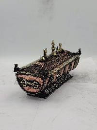 Hand Beaten Tibetan Incense Burner, Antique Finishing
