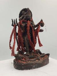 Buddhist Statue Of Kali, [sand Casting], [black Oxidized], [antique Finishing]