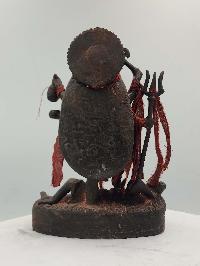 Buddhist Statue Of Kali, [sand Casting], [black Oxidized], [antique Finishing]