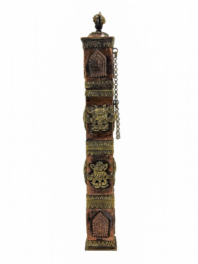 Hand Beaten Tibetan Incense Burner, Antique Finishing
