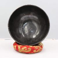 Buddhist Hand Beaten [moon] Singing Bowl, With Plain Design, [select Accessories]