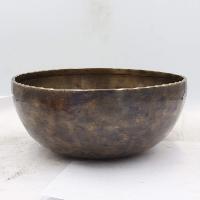 Buddhist Hand Beaten Jambati Singing Bowl, With Plain Design, [select Accessories]