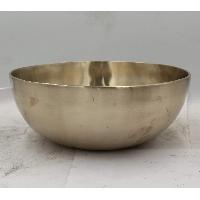 Buddhist Hand Beaten Knee Singing Bowl, With Plain Design, [knee Bowl], [select Accessories]